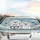 Two Fluffy Dogs Driving Paw Prints Star Clouds - Dog Lover Vehicle Gift Car Sunshade - 5