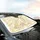 White Tiger Golden Scrolls Mythology Clouds - Wildlife Lover Gift Car Sunshade - 6