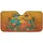 Calavera Skeletal Couple Marigold Flowers - Dia de los Muertos Gift for Folk Art Lover Car Sunshade - 3