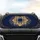 Baroque Medallion Golden Scrollwork Pearls - Everyday Vehicle Gift for Drivers Car Sunshade - 4