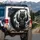 Grizzly Bear Roaring Mountain Forest Stormy Sky - Wilderness Explorer Gift Spare Tire Cover - 3