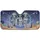 Five Grey Aliens Desert Dunes Cosmic Nebula Starry Sky - Sci-Fi Adventure Lover Gift Car Sunshade - 3