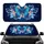 Blue Butterfly Cherry Blossom Foliage Filigree - Nature Inspired Home Decor Gift Car Sunshade - 1
