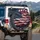 Rich Textured Deep Fold Waving American Flag - Patriotic Independence Day Home Display Spare Tire Cover - 3