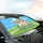Corgi Dogs Driving Open Road Adventure with Happy Smiles - Dog Lover Everyday Gift Car Sunshade - 6