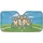 Corgi Dogs Driving Open Road Adventure with Happy Smiles - Dog Lover Everyday Gift Car Sunshade - 3