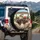 Humorous Dogs Driving Luxury Car Road Trip - Adventure Lover Gift Spare Tire Cover - 3