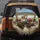 Humorous Dogs Driving Luxury Car Road Trip - Adventure Lover Gift Spare Tire Cover - 5