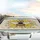 Striped Bumblebee Yellow Chrysanthemum Flowers - Wildlife Lover Gift Car Sunshade - 5