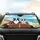 Border Collie French Bulldog Driving Dogs Vintage Car - Dog Lover Gift Car Sunshade - 4