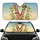Giraffes with Glasses Red Bow Tie Aviators - Road Trip Travel Essentials Car Sunshade - 1