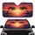 Tropical Sunset Palm Trees Ocean Horizon - Travel Essentials Nature Lover Gift Car Sunshade - 1