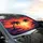 Tropical Sunset Palm Trees Ocean Horizon - Travel Essentials Nature Lover Gift Car Sunshade - 6