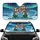 Wolf Family Santa Hats Northern Lights Winter - Holiday Gift for Wildlife Lovers Car Sunshade - 1