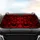 Organic Interlocking Black Red Tribal Swirls - Everyday Vehicle Interior Lifestyle Accent Car Sunshade - 4