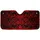 Organic Interlocking Black Red Tribal Swirls - Everyday Vehicle Interior Lifestyle Accent Car Sunshade - 3