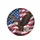 Bald Eagle American Flag Patriotic Display - American Heritage Gift for Veterans Spare Tire Cover - 4