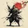 Samurai Warrior Katana Rising Sun Cherry Blossom - Japanese Art Lover Gift Spare Tire Cover - 6