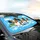 Papillon Dogs Driving Wind Streaks - Road Trip Lifestyle Gift for Dog Owners Car Sunshade - 6
