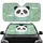 Panda Bamboo Butterfly Clouds - Wildlife Nature Lover Gift Car Sunshade - 1