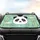 Panda Bamboo Butterfly Clouds - Wildlife Nature Lover Gift Car Sunshade - 4