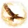 Golden Eagle Flight Energy Bursts Light Trails - Wildlife Lover Gift Outdoor Adventure Accessory Spare Tire Cover - 6