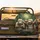 Two Sloths Driving Passenger Lush Tropical Foliage - Adventure Lover Gift Spare Tire Cover - 2