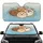 Fluffy Surprised Cats Wide-Eyed Faces Sky Blue Clouds - Everyday Travel Cat Lover Gift Car Sunshade - 1