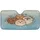Fluffy Surprised Cats Wide-Eyed Faces Sky Blue Clouds - Everyday Travel Cat Lover Gift Car Sunshade - 3