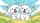 Happy Fluffy White Dogs Smiling Paw Prints Hearts Starbursts Joyful Pet Lover Gift Car Sunshade - 7