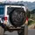 Skeletal Driver Passenger Vintage Car Eerie Night - Gothic Home Decor Gift Spare Tire Cover - 3