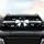 White Satin Bow Starburst - Everyday Auto Accessory Car Sunshade - 4