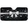White Satin Bow Starburst - Everyday Auto Accessory Car Sunshade - 3