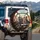 Grey Aliens Desert Road Trip - Adventure Lover Gift for Sci-Fi Fans Spare Tire Cover - 3