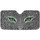 Piercing Emerald Green Feline Eyes Wild Black White Leopard Fur - Gift for Wildlife Lovers Car Sunshade - 3