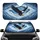 Bald Eagle Dramatic Storm Clouds - Wildlife Lover Gift for Bird Watcher Car Sunshade - 1