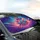 Faceted Geometric Crystals Starbursts Nebula - Everyday Essentials Gift for Car Owner Car Sunshade - 6