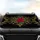 Rose Foliage Filigree Scrollwork - Rose Lover Gift Car Sunshade - 4