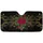 Rose Foliage Filigree Scrollwork - Rose Lover Gift Car Sunshade - 3