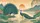 Two Peacocks Lotus Sky Landscape - Wildlife Lover Home Decor Gift Car Sunshade - 7