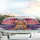 Ginger Cats Road Trip with Sunglasses - Wildlife Lover Travel Gift for Cat Owners Car Sunshade - 5