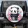 Baby Panda Golden Headphones Pink Peony Blue Flowers - Home Decor Gift for Panda Lover Spare Tire Cover - 1