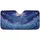 Three Leaping Dolphins Ocean Waves Full Moon Cosmic Night Sky Clouds - Ocean Lover Gift Car Sunshade - 3
