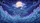 Three Leaping Dolphins Ocean Waves Full Moon Cosmic Night Sky Clouds - Ocean Lover Gift Car Sunshade - 7