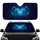 Blue Dolphins Glowing Heart Twinkling Stars Aquatic Floral - Ocean Lover Gift Car Sunshade - 1