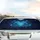 Blue Dolphins Glowing Heart Twinkling Stars Aquatic Floral - Ocean Lover Gift Car Sunshade - 5