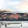 Botanical Tropical Monstera Palm Fronds Coral Rose Teal Olive - Home Decor Gift Car Sunshade - 5