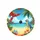 Red Blue Macaw Tropical Paradise Beach Ocean Palm Tree Flora - Wildlife Lover Gift Spare Tire Cover - 4