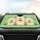Three Golden Retriever Puppies Floral Paw Prints Organic Shapes Dots - Pet Parent Gift Car Sunshade - 4