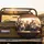 Smiling Tabby Cats Driving Adventure Sunset Road Trip - Cat Lover Gift Spare Tire Cover - 2